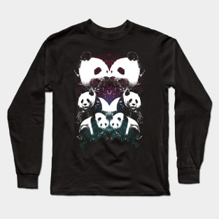 PANDA COLLIDE Long Sleeve T-Shirt